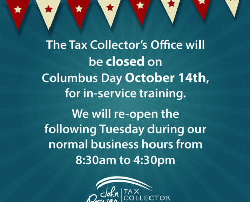 Offices Closed Monday, October 14th