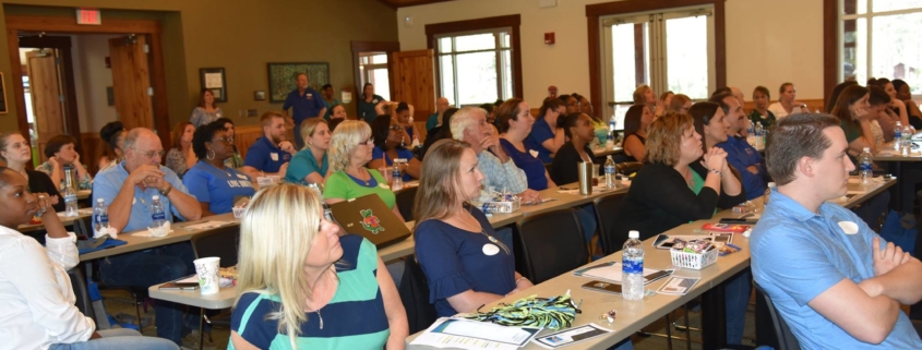 Employees attending Training Day.