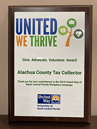 United Way Award